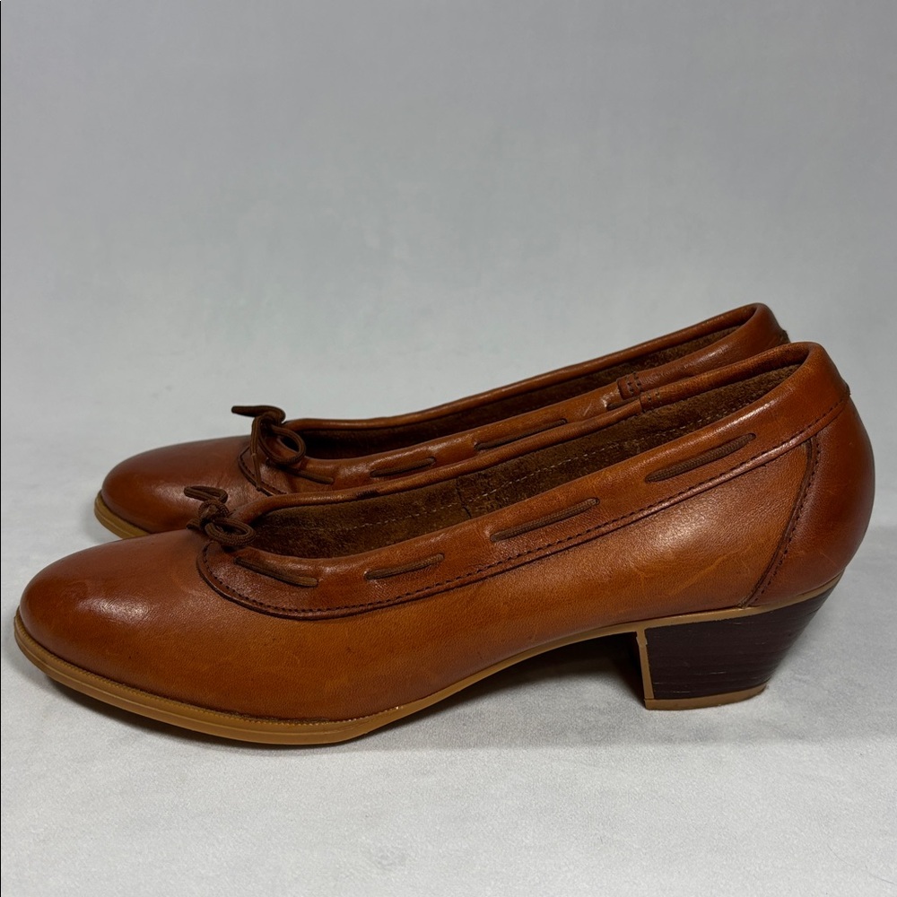 Leather Women's Heels Union Made In USA **